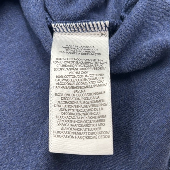 Polo Ralph‎ Lauren Men's XL Blue Cotton Estate Rib Quarter Zip Pullover Sweater - Picture 3 of 7